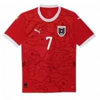 Camiseta Austria Marko Arnautovic #7 Primera Equipación Eurocopa 2024 manga corta